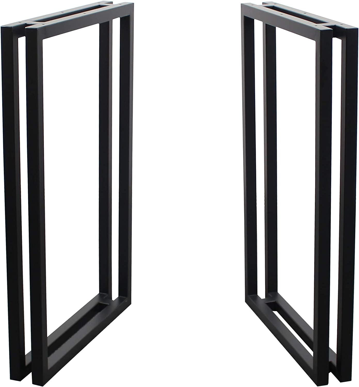 Tischgestell OS Metall Schwarz 2-er Set 55x72 cm